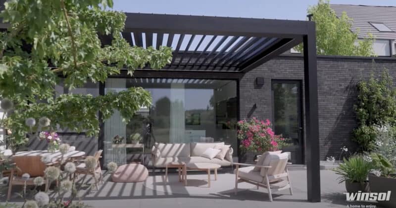 Pergola moderne en aluminium Winsol